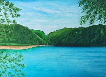 马边彝族自治县在墙绘中，如何绘画绿水青山？