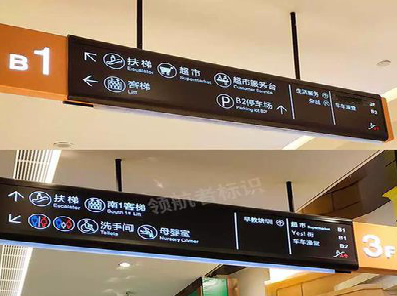 马边彝族自治县如何通过商场标识牌引导客流分布？